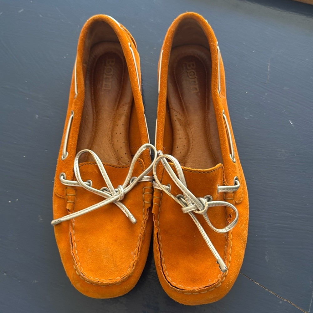 Born Driving shoes chestnut- moccasin style